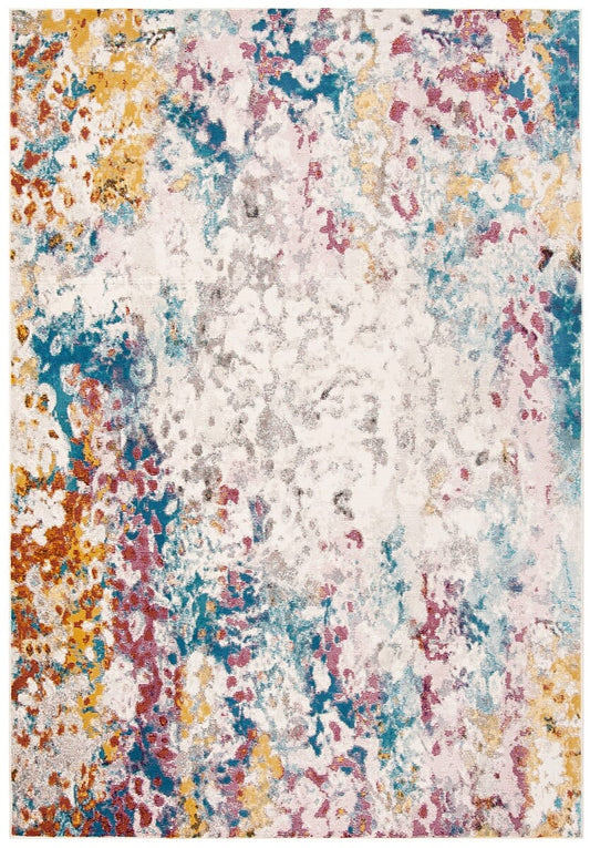 Safavieh Aria Ara166A Cream / Dark Teal Organic / Abstract Area Rug