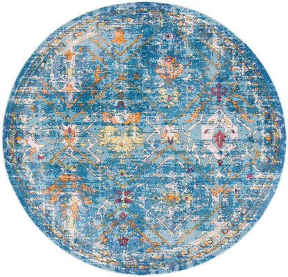 Safavieh Aria Ara169B Blue / Multi Vintage / Distressed Area Rug