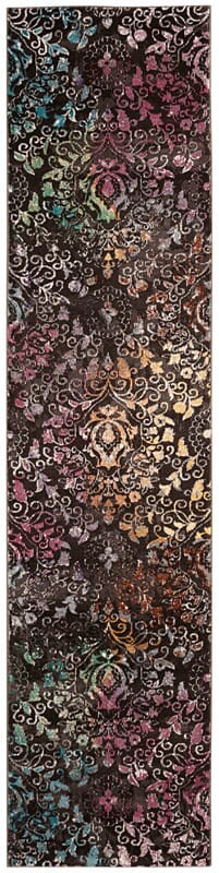 Safavieh Aria Ara172W Brown / Multi Damask Area Rug