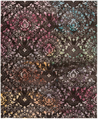 Safavieh Aria Ara172W Brown / Multi Damask Area Rug