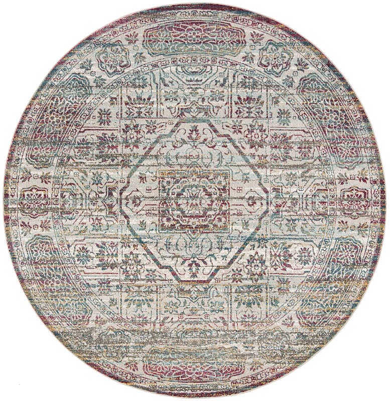 Safavieh Aria Ara179R Red / Creme Vintage / Distressed Area Rug