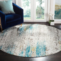 Safavieh Aria Ara183B Blue / Creme Vintage / Distressed Area Rug