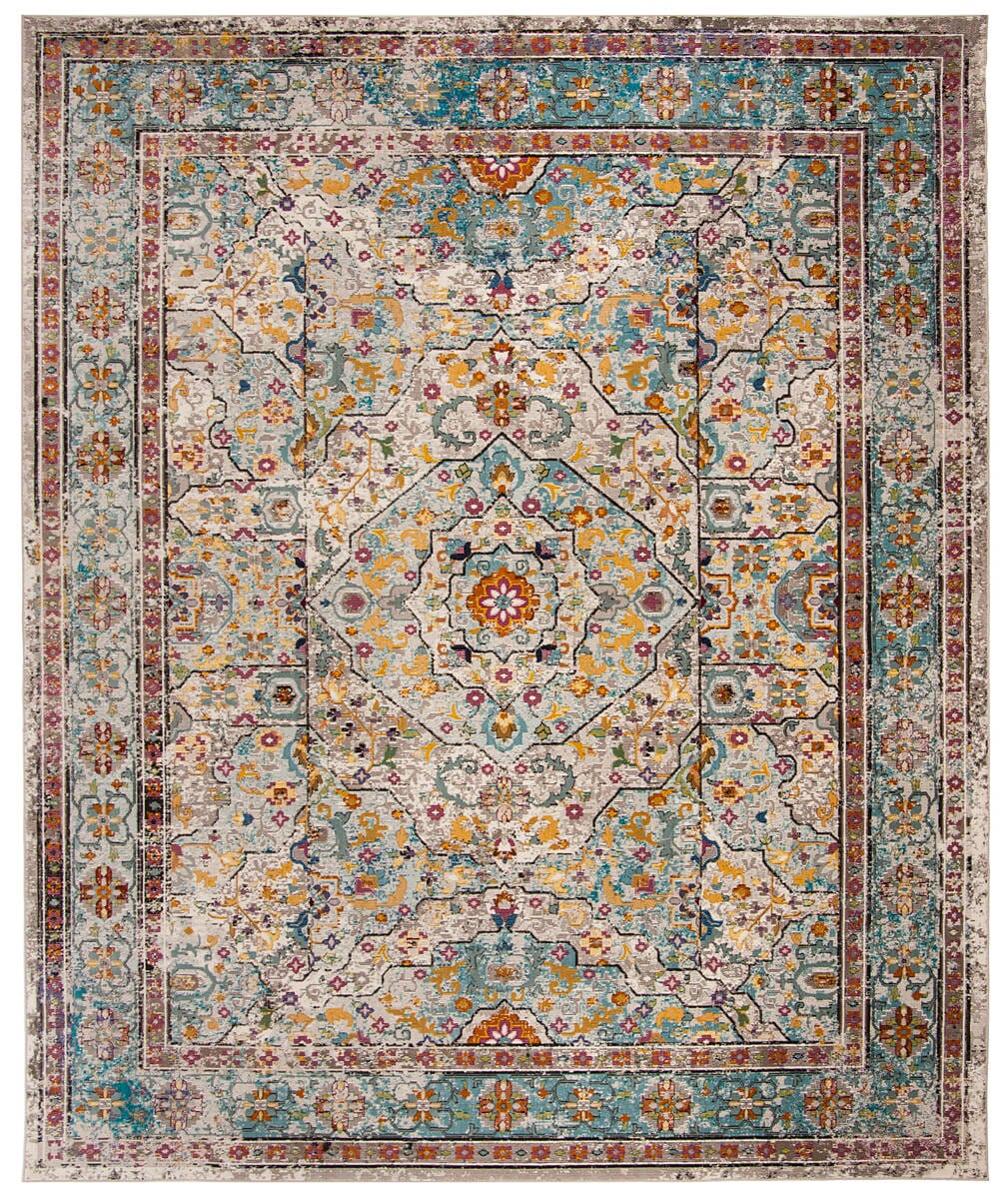 Safavieh Aria Ara199C Cream / Blue Vintage / Distressed Area Rug