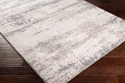 Surya Andorra Ard-2300 Medium Gray, Khaki, White, Charcoal Area Rug