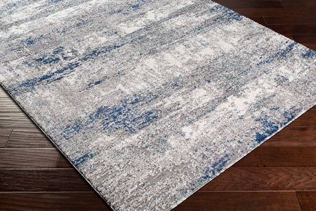 Surya Andorra Ard-2301 Medium Gray, Dark Blue, Charcoal, White Rugs.