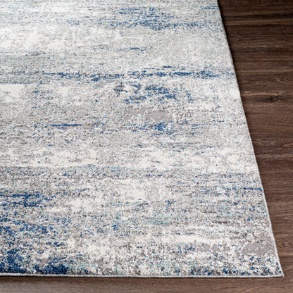 Surya Andorra Ard-2301 Medium Gray, Dark Blue, Charcoal, White Area Rug