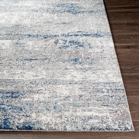 Surya Andorra Ard-2301 Medium Gray, Dark Blue, Charcoal, White Rugs.