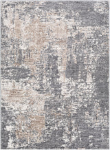 Surya Andorra Ard-2302 Charcoal, Medium Gray, Khaki, White Rugs.