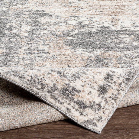 Surya Andorra Ard-2302 Charcoal, Medium Gray, Khaki, White Rugs.