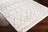 Surya Andorra Ard-2303 Medium Gray, Khaki, White, Charcoal Rugs.