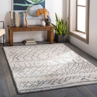 Surya Andorra Ard-2303 Medium Gray, Khaki, White, Charcoal Area Rug