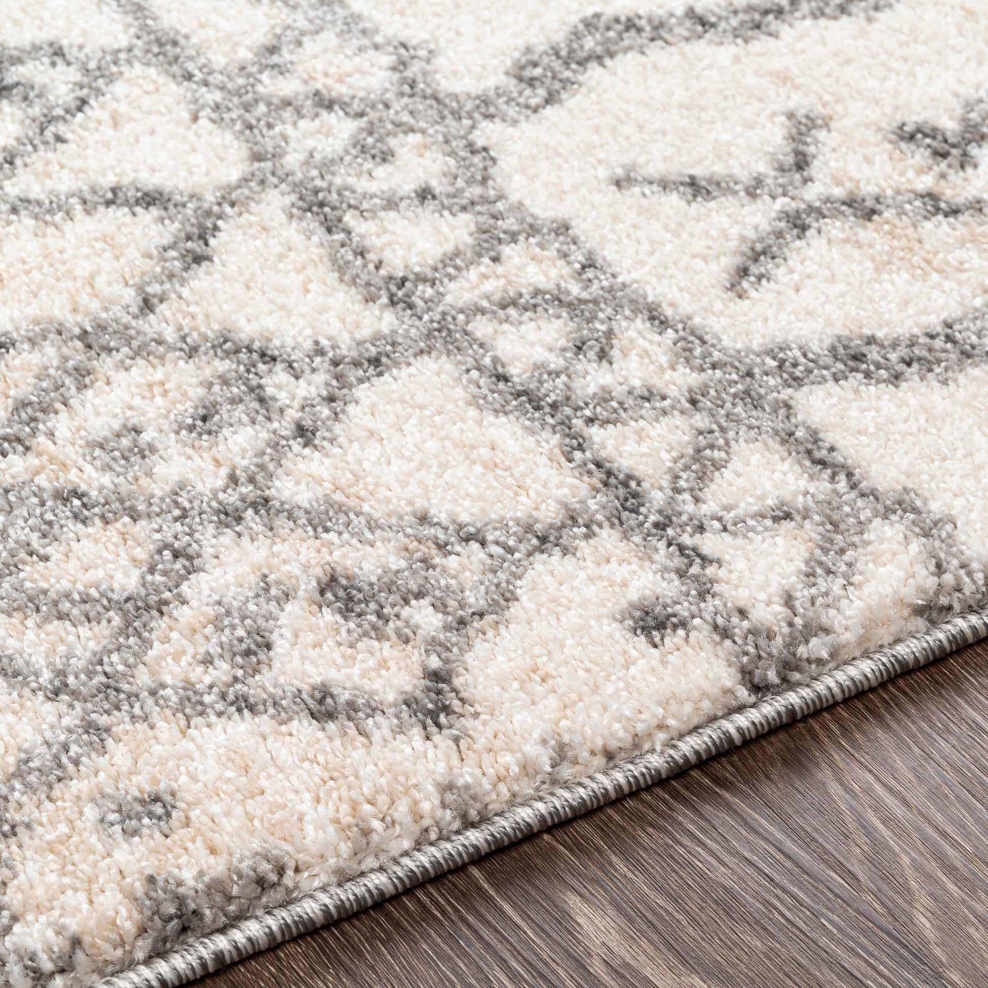 Surya Andorra Ard-2303 Medium Gray, Khaki, White, Charcoal Area Rug