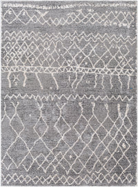 Surya Andorra Ard-2304 Medium Gray, White, Khaki, Charcoal Area Rug