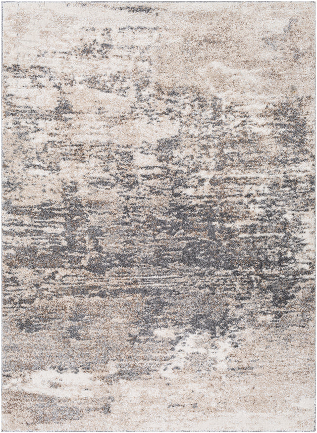 Surya Andorra Ard-2305 Charcoal, Medium Gray, White, Khaki Rugs.