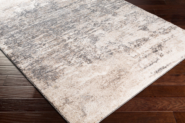 Surya Andorra Ard-2305 Charcoal, Medium Gray, White, Khaki Rugs.
