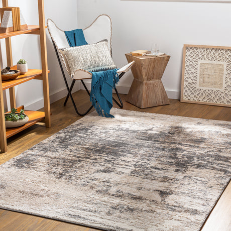 Surya Andorra Ard-2305 Charcoal, Medium Gray, White, Khaki Rugs.