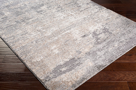 Surya Andorra Ard-2306 Medium Gray, Charcoal, White, Khaki Rugs.