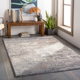 Surya Andorra Ard-2306 Medium Gray, Charcoal, White, Khaki Rugs.