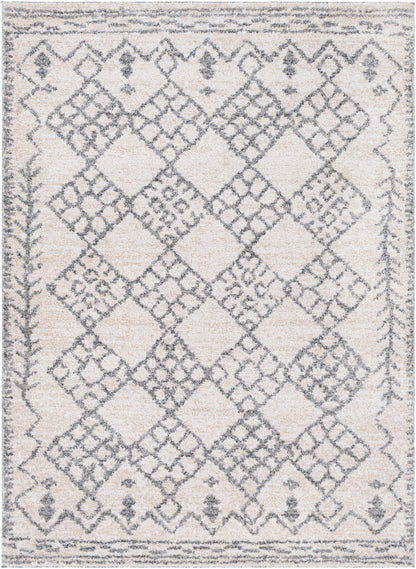 Surya Andorra Ard-2307 Medium Gray, Charcoal, White, Khaki Area Rug