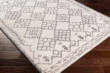 Surya Andorra Ard-2307 Medium Gray, Charcoal, White, Khaki Rugs.