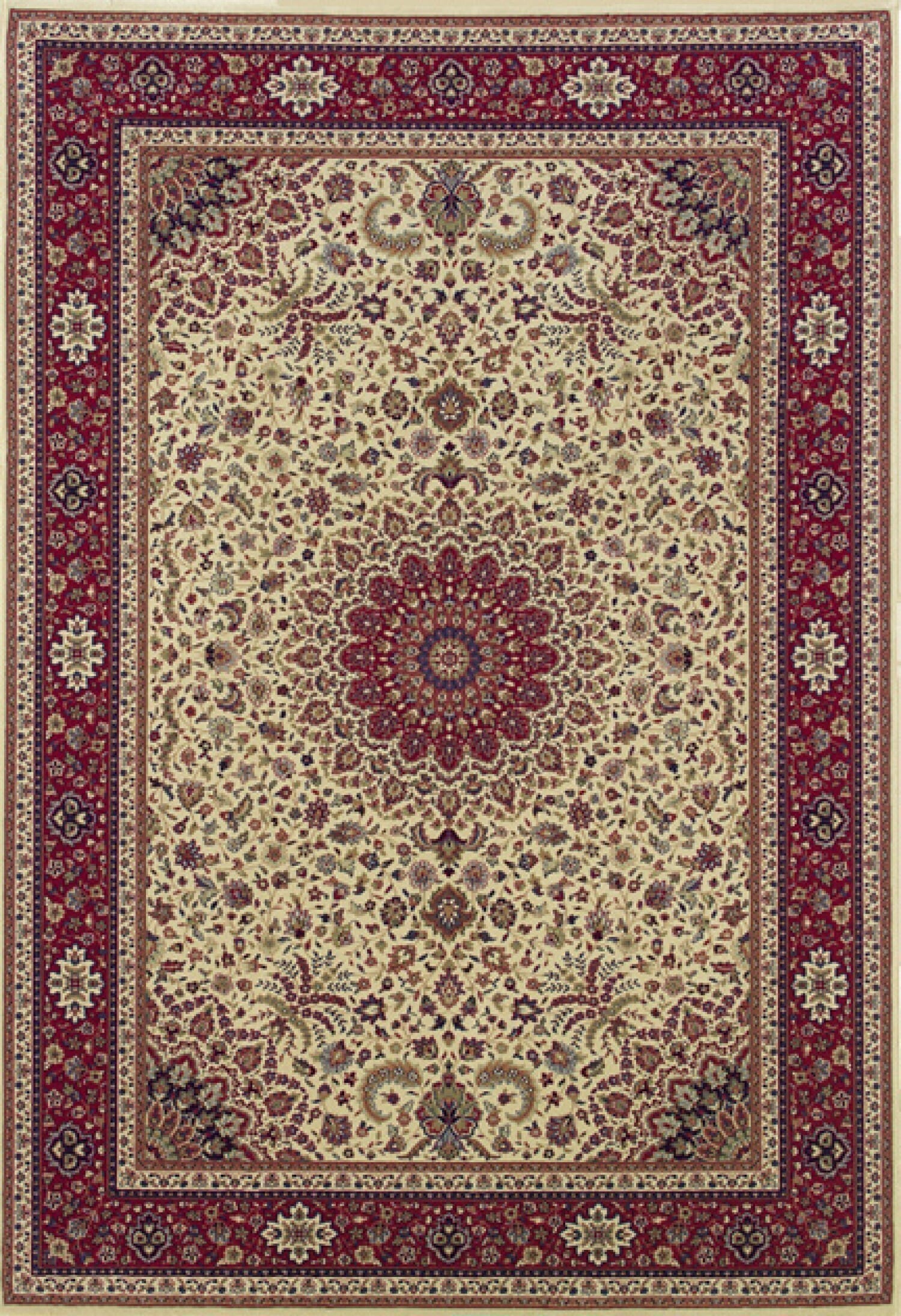 Oriental Weavers Sphinx Ariana 095j3 Ivory / Red Area Rug