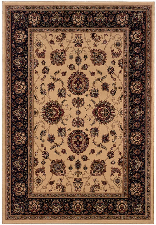 Oriental Weavers Sphinx Ariana 130/7 Ivory / Black Area Rug