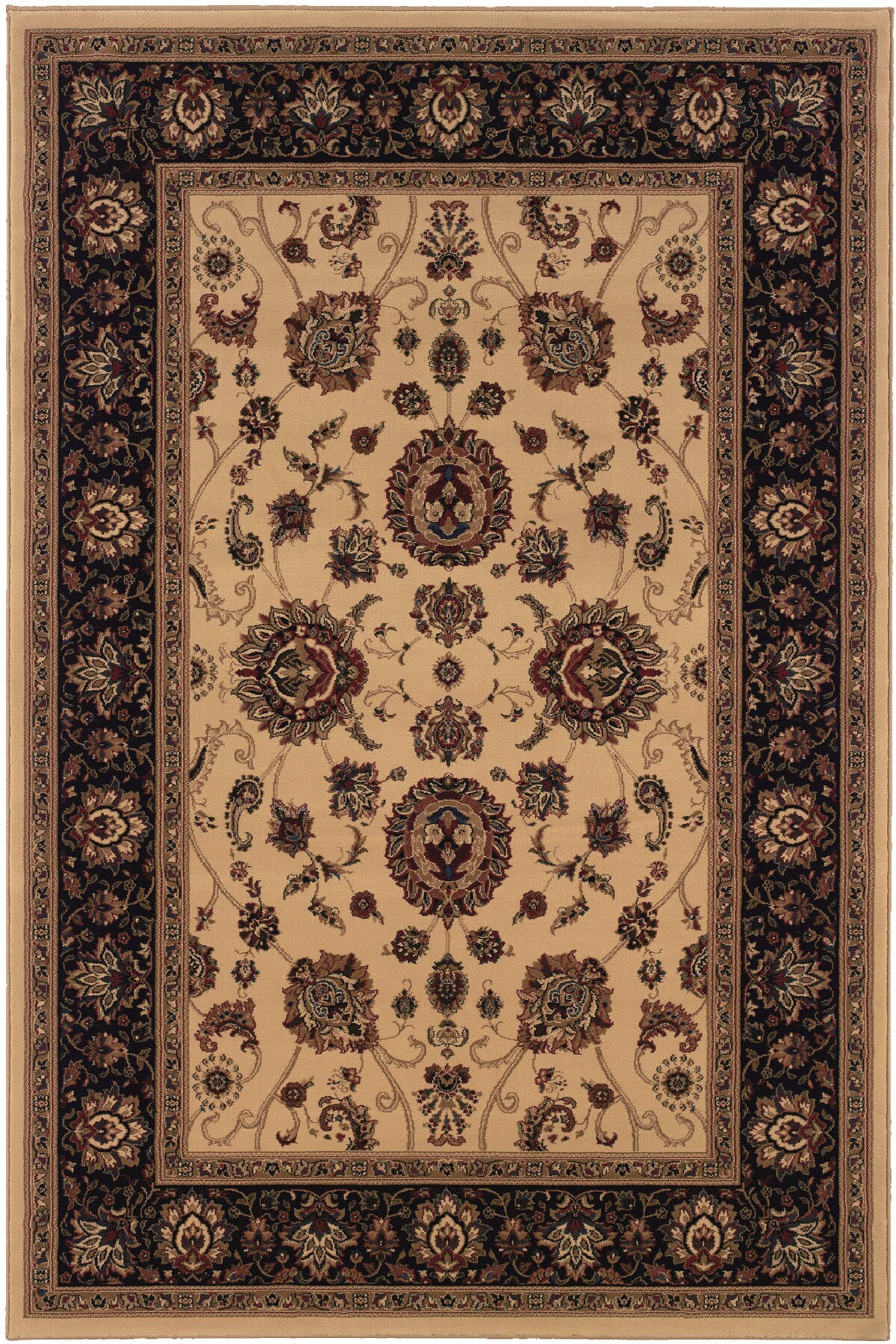 Oriental Weavers Sphinx Ariana 130/7 Ivory / Black Area Rug