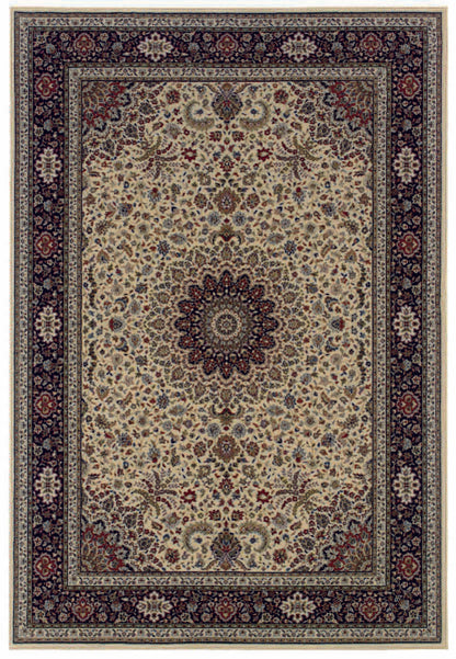 Oriental Weavers Sphinx Ariana 095i8 Ivory / Black Area Rug