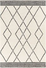 Surya Arsenal Arl-2300 Black, Cream Rugs.