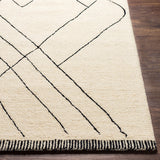 Surya Arsenal Arl-2304 Cream, Black Rug.