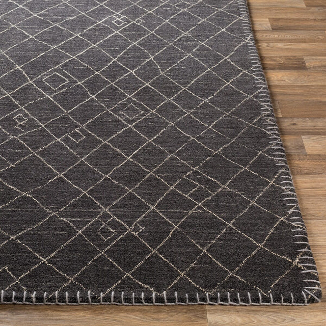 Surya Arlequin Arq-2301 Black, Cream Rugs.