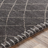 Surya Arlequin Arq-2301 Black, Cream Rugs.
