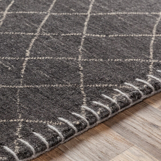 Surya Arlequin Arq-2301 Black, Cream Rugs.