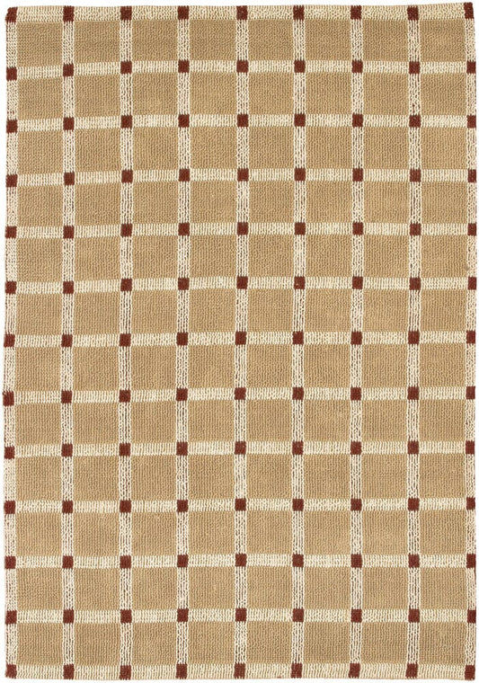 Chandra Art Art3517 Tan / Ivory / Brown Geometric Area Rug