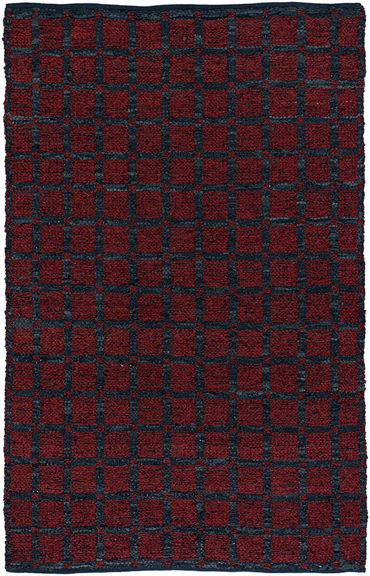 Chandra Art Art3687 Red / Black Geometric Area Rug