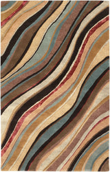 Surya Artist Studio art-229 Mushroom / Blue / Tan / Off White Rugs.