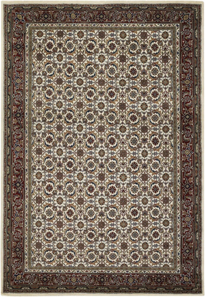 Chandra Arumai Aru12503 Green / Burgundy / Peach / Black / Ivory Area Rug