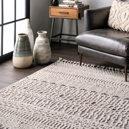 Nuloom Talula Textured Nta2336A Beige Area Rug