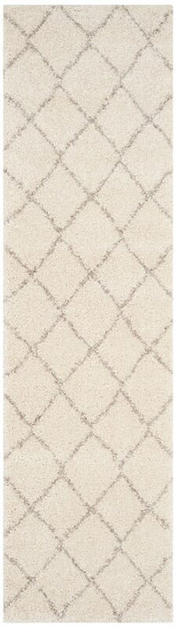 Safavieh Arizona Shag Asg742A Ivory / Beige Geometric Area Rug