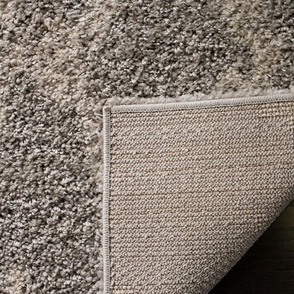 Safavieh Arizona Shag Asg747D Grey / Ivory Geometric Area Rug