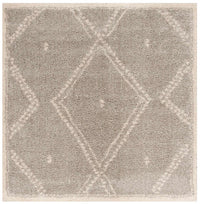 Safavieh Arizona Shag Asg748D Grey / Ivory Geometric Area Rug