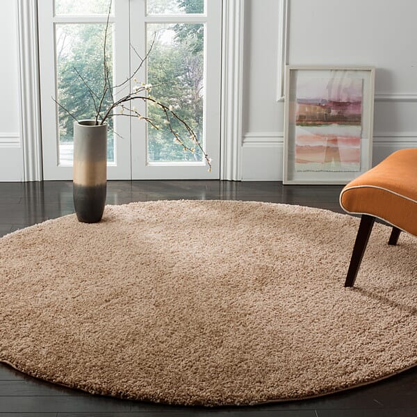 Safavieh Arizona Shag Asg820K Taupe Shag Area Rug