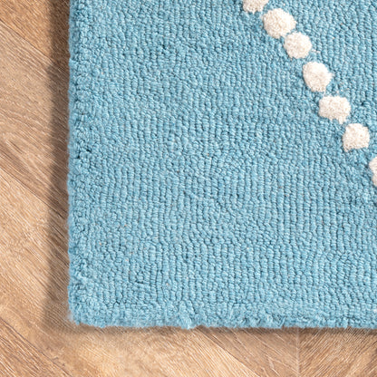 Nuloom Elvia Nel2746A Aqua Area Rug