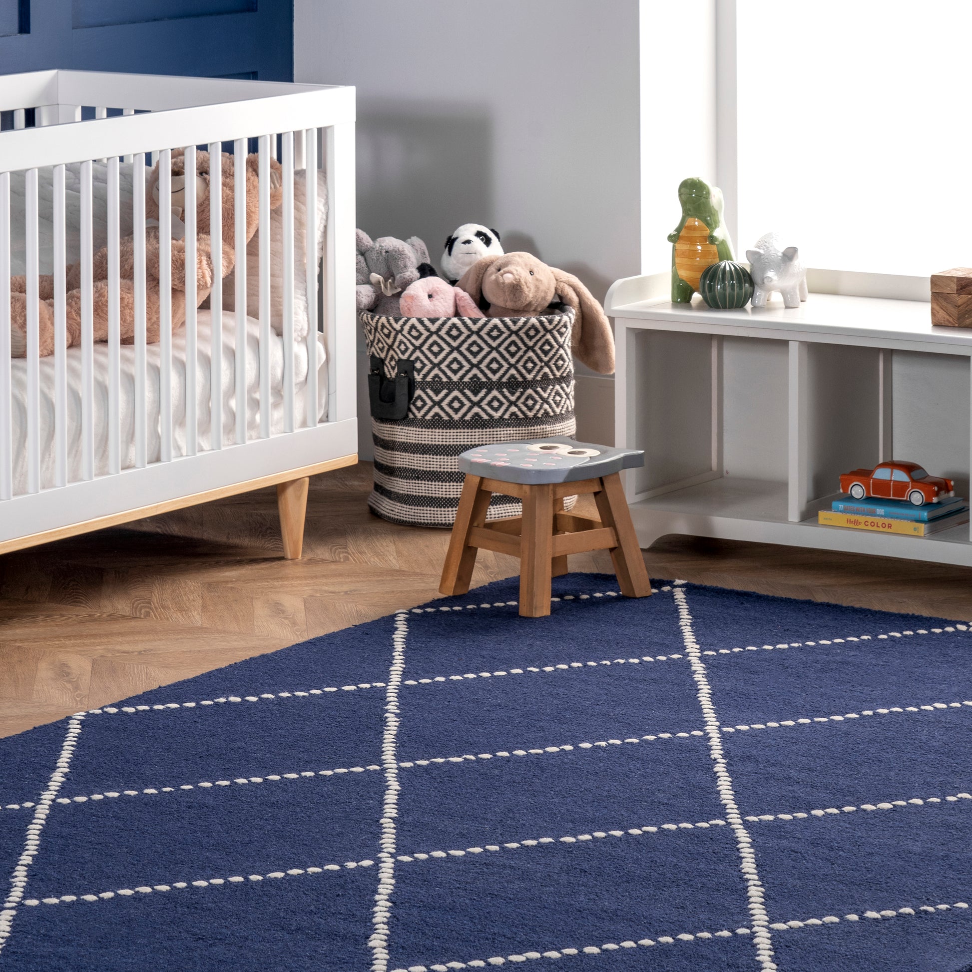 Nuloom Elvia Nel2746H Navy Area Rug