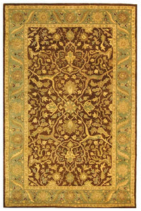 Safavieh Antiquities At14F Brown / Green Area Rug