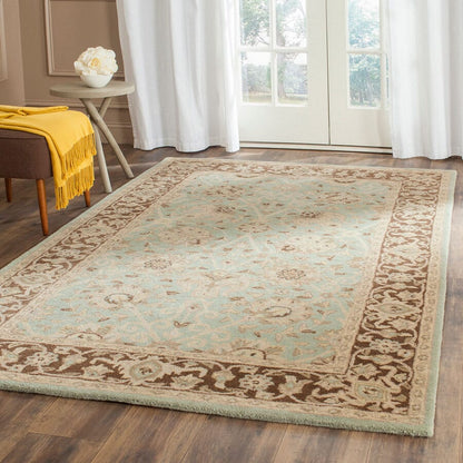 Safavieh Antiquities At21H Green / Brown Area Rug