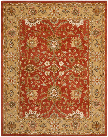 Safavieh Antiquities at249c Rust / Gold Area Rug