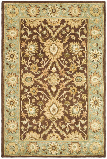 Safavieh Antiquities At249D Chocolate / Blue Area Rug