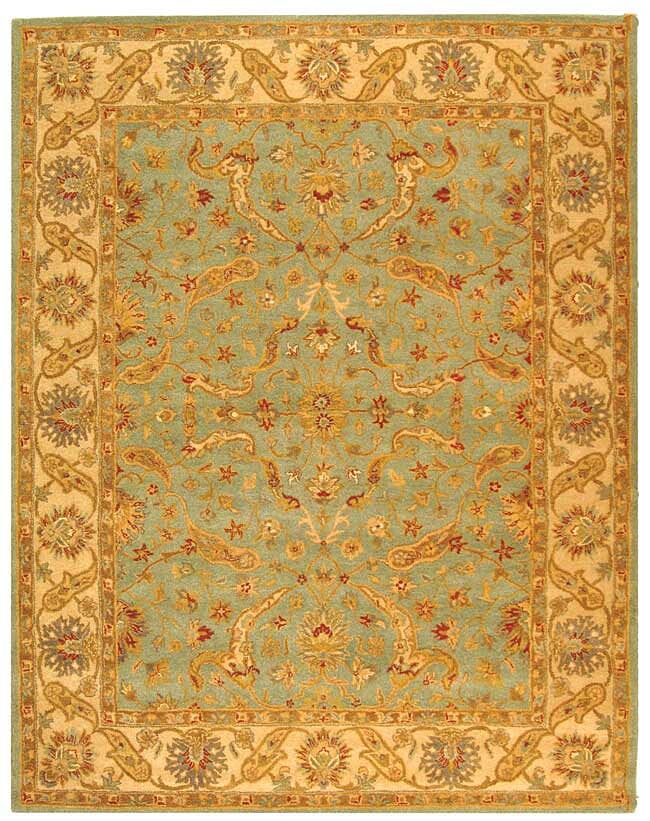 Safavieh Antiquities At311B Teal / Beige Area Rug