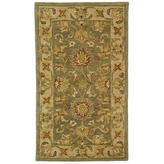 Safavieh Antiquities At313A Green / Gold Area Rug